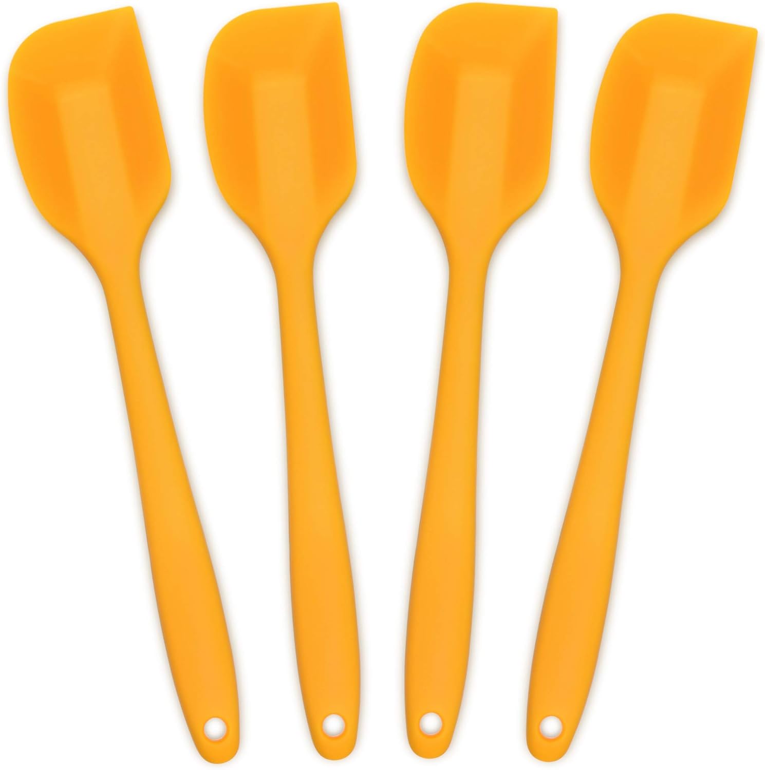 Silicone Spatula, Heat-Resistant Spatulas, Non-stick Rubber Spatulas with Stainless Steel Core -4-piece Set Silicone Spatula, Heat-Resistant Spatulas, Non-stick Rubber Spatulas with Stainless Steel Core -4-piece Set